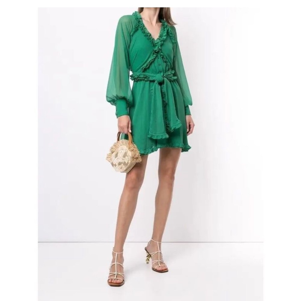 Alexis Green Ruffle Dress